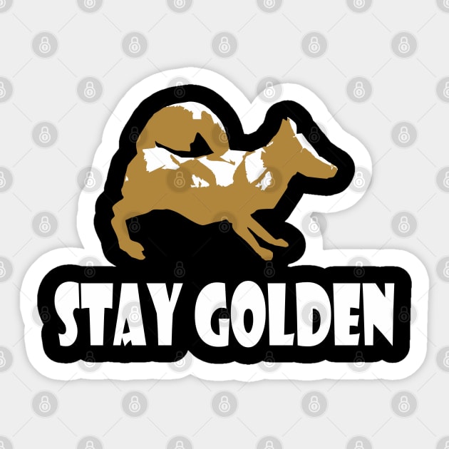 stay golden Sticker by Qasim